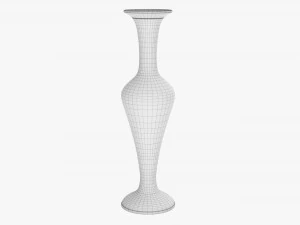Metal Oriental Vase 03 3D Model