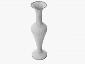 Metal Oriental Vase 03 3D Model