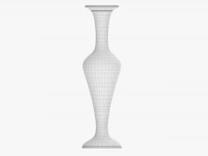 Metal Oriental Vase 03 3D Model