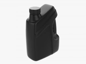 Motor Oil Plastic Container 3D Model