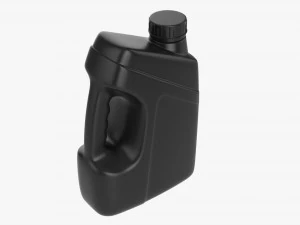 Motor Oil Plastic Container 3D Model