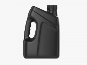 Motor Oil Plastic Container 3D मॉडल