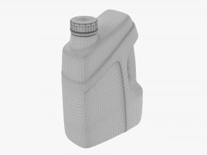 Motor Oil Plastic Container 3D Model