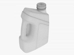 Motor Oil Plastic Container 3D Model