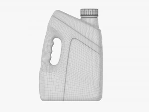 Motor Oil Plastic Container 3D Model