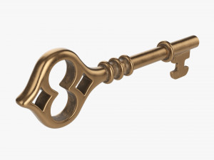 Old Brass Key Modelo 3D