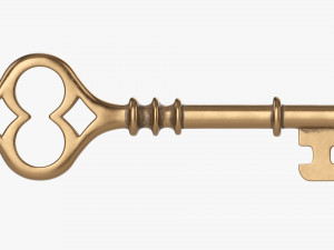Old Brass Key Modelo 3D