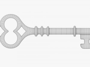 Old Brass Key Modelo 3D