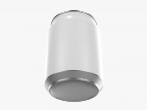Opened Standard Beverage Can 250 Ml 845 Oz 3D Model