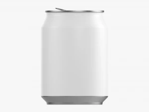 Opened Standard Beverage Can 250 Ml 845 Oz 3D Model