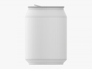 Opened Standard Beverage Can 250 Ml 845 Oz Modello 3D