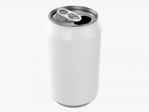 Opened Standard Beverage Can 330 Ml 1115 Oz 3D Модель