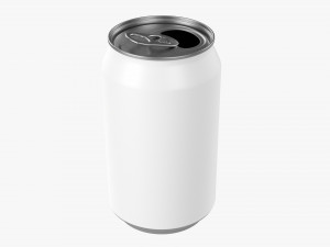Opened Standard Beverage Can 330 Ml 1115 Oz Model 3D