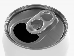 Otwarta standardowa puszka po napojach 330 ml 1115 uncji Model 3D