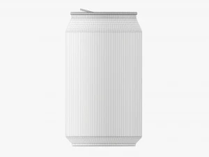 Otwarta standardowa puszka po napojach 330 ml 1115 uncji Model 3D