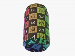 Otwarta standardowa puszka po napojach 330 ml 1115 uncji Model 3D