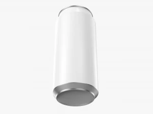 Opened Standard Beverage Can 440 Ml 1487 Oz 3D Model