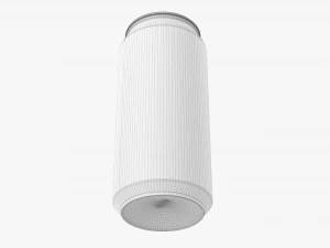 Opened Standard Beverage Can 440 Ml 1487 Oz 3D Model