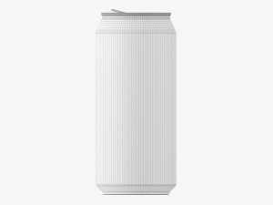Opened Standard Beverage Can 440 Ml 1487 Oz Modèle 3D