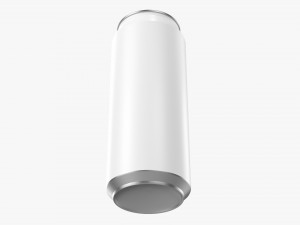 Opened Standard Beverage Can 500 Ml 169 Oz 3D मॉडल