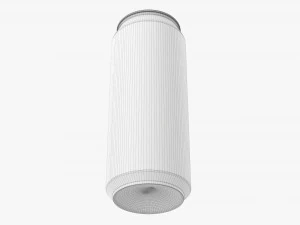 Opened Standard Beverage Can 500 Ml 169 Oz 3D Model
