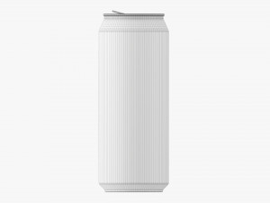 Opened Standard Beverage Can 500 Ml 169 Oz 3D मॉडल