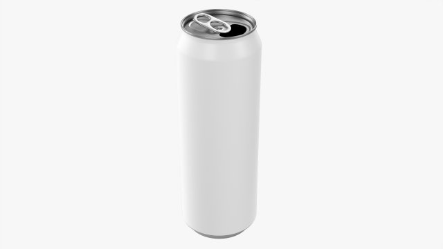 Opened Standard Beverage Can 568 Ml 192 Oz 1 Pint Modelo 3D .c4d .max .obj .3ds .fbx .stl .blend 