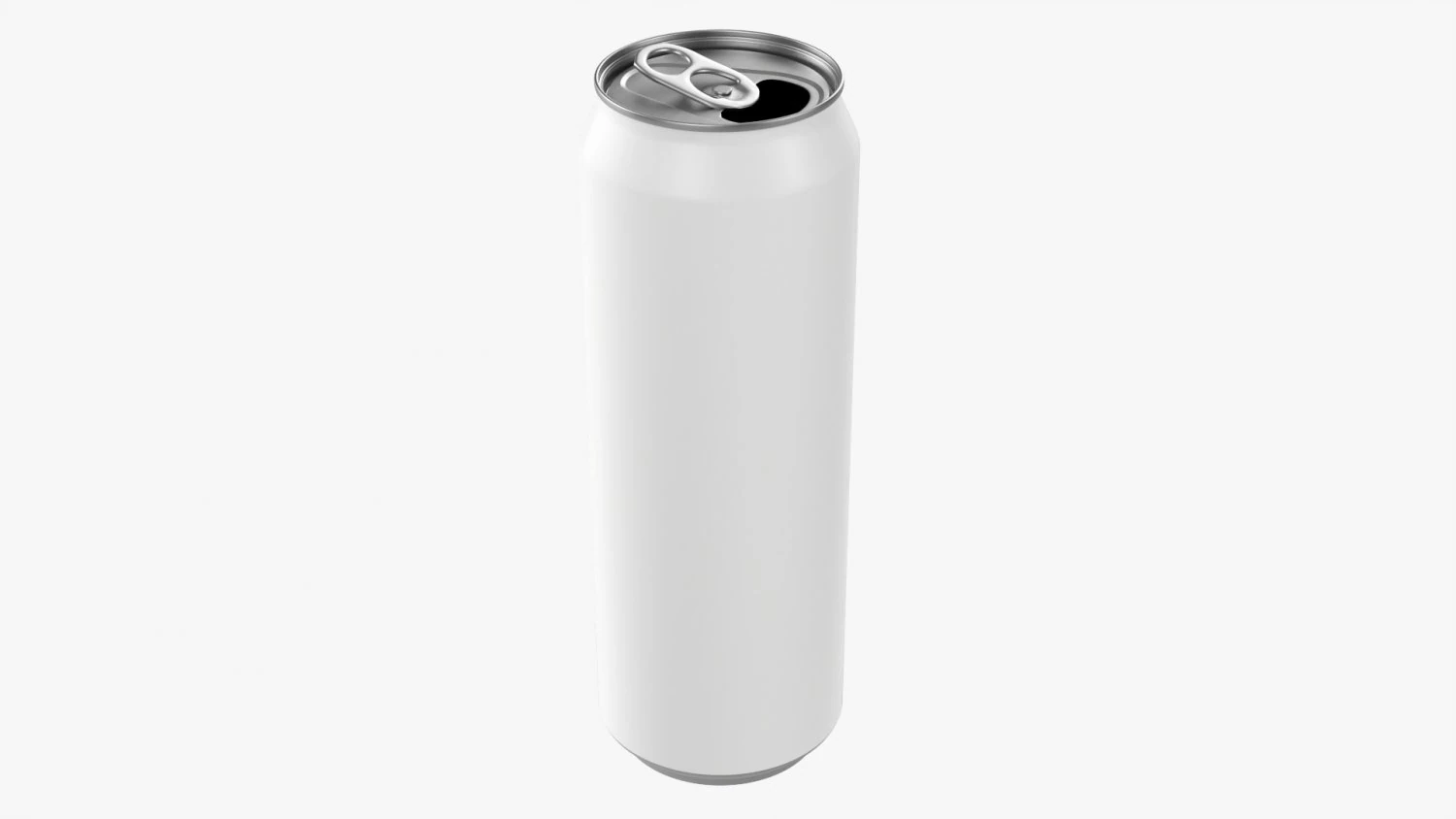 Opened Standard Beverage Can 568 Ml 192 Oz 1 Pint 3D Model .c4d .max .obj .3ds .fbx .stl .blend 