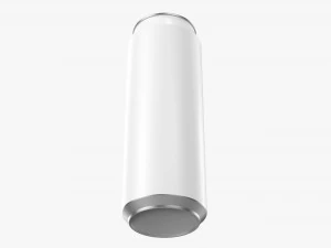 Opened Standard Beverage Can 568 Ml 192 Oz 1 Pint 3D Model