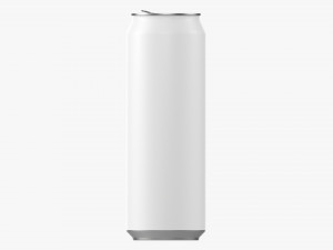 Opened Standard Beverage Can 568 Ml 192 Oz 1 Pint Modelo 3D