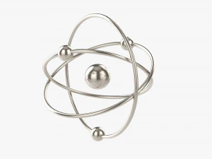 Modello atomico planetario 01 Modello 3D