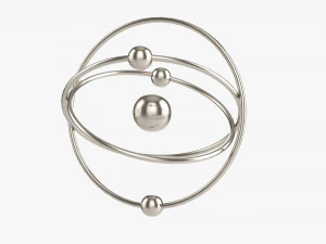 Modello atomico planetario 01 Modello 3D