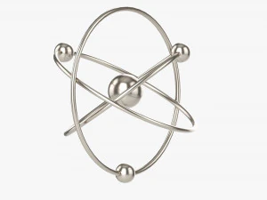 Modello atomico planetario 01 Modello 3D