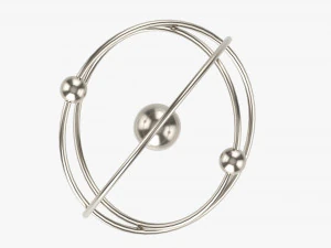 Modello atomico planetario 01 Modello 3D