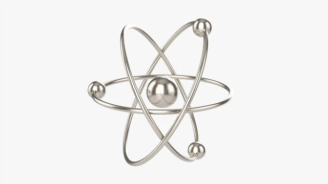 Modelo At&ocirc;mico Planet&aacute;rio 02 Modelo 3D .c4d .max .obj .3ds .fbx .stl .blend 