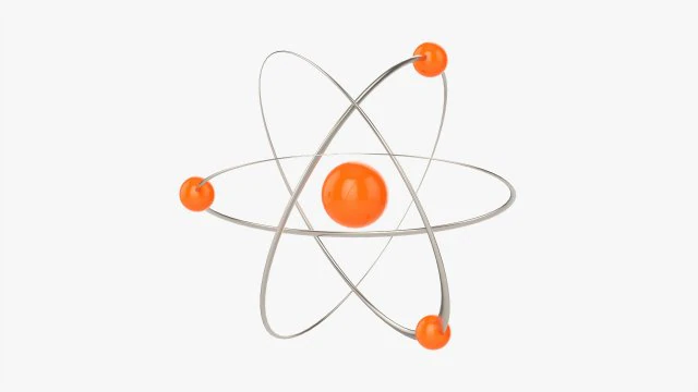 Modelo At&oacute;mico Planetario 03 Modelo 3D .c4d .max .obj .3ds .fbx .stl .blend 