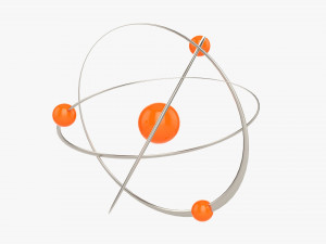 Planetary Atomic Model 03 3D Модель