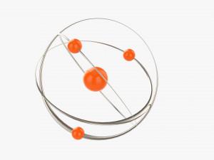 Planetary Atomic Model 03 3D Модель