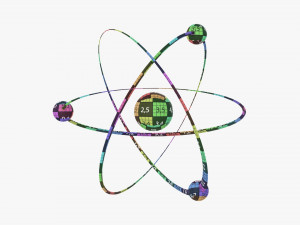 Planetary Atomic Model 03 3D Модель