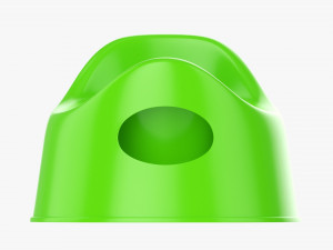 Plastic Child Toilet Pot Model 3D
