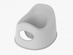 Plastic Child Toilet Pot 3D Model