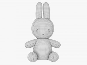 Rabbit Soft Toy 01 3D Модель