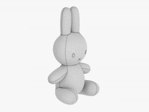 Rabbit Soft Toy 01 3D Model