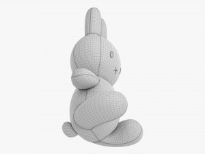 Rabbit Soft Toy 01 3D Модель