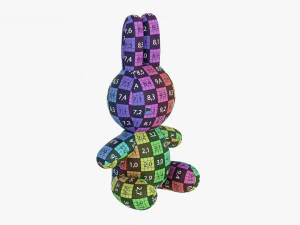 Rabbit Soft Toy 01 3D Model