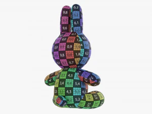 Rabbit Soft Toy 01 3D Model