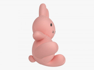 Rabbit Soft Toy 02 3D Model