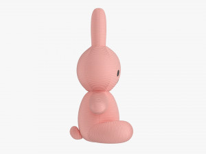 Rabbit Soft Toy 02 3D Model