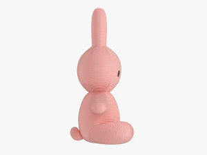 Rabbit Soft Toy 02 3D Model