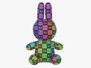 Rabbit Soft Toy 03 Modelo 3D